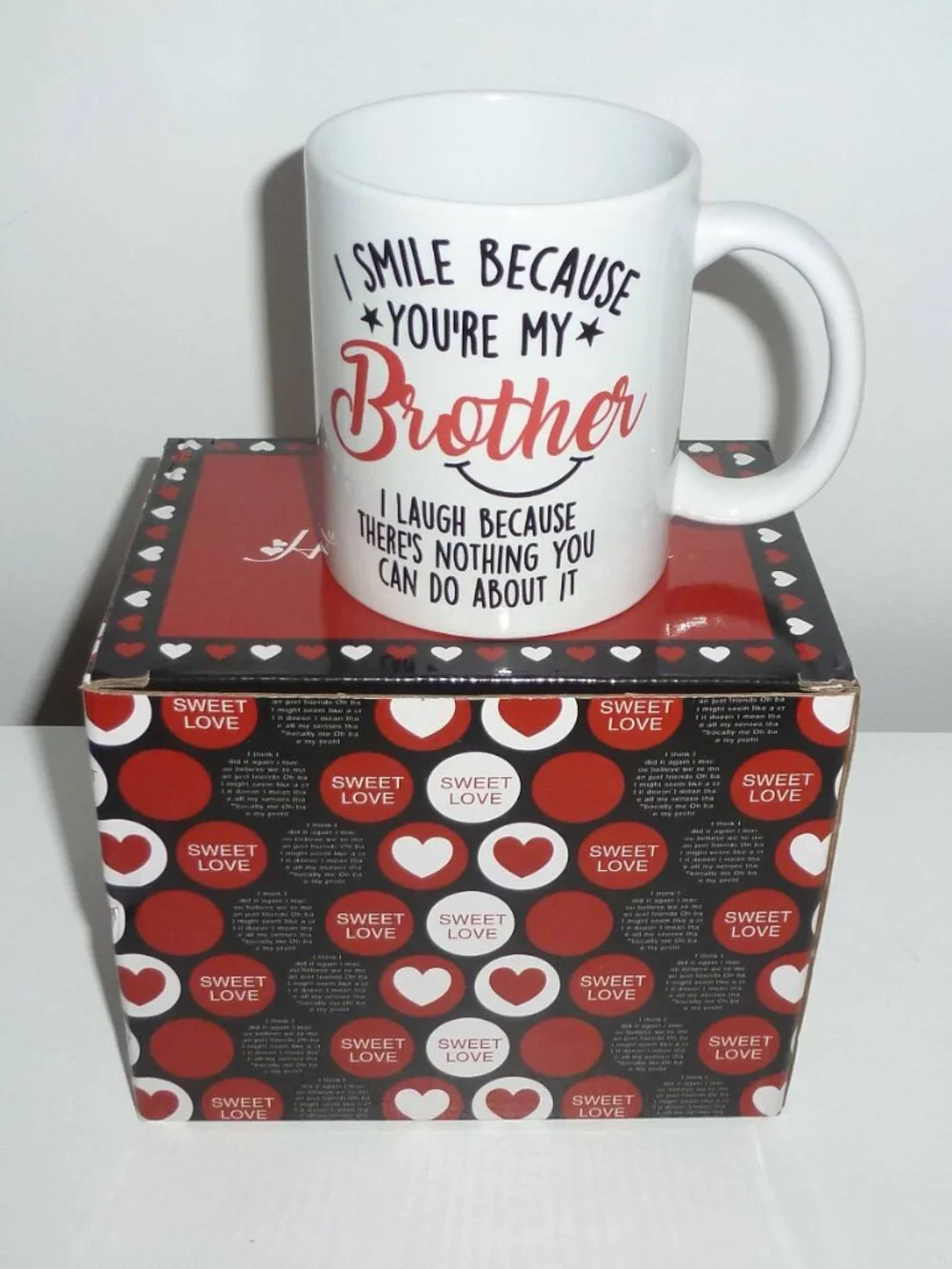 Sweet Love Brother Mug / Cup - 12 Oz - NIB